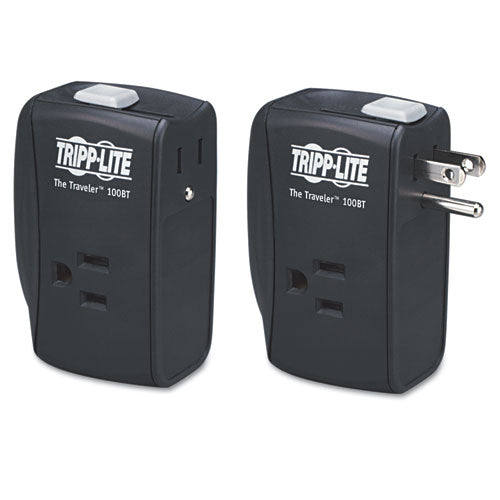 Image of Tripp Lite by Eaton Protect It! Portable Surge Protector, 2 AC Outlets, 1,050 J, Black