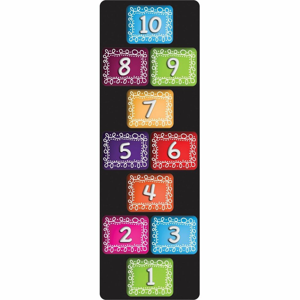 Image of Ashley Productions, Inc. Mat Runner,Numbered 1 to 10,Chalk Design,15-1/2"x47",MI