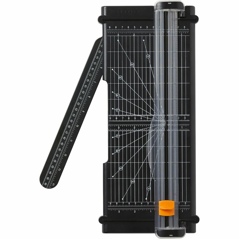 Image of Fiskars Paper Trimmer,SureCut,Recycled,12" Cut,Dual-Scale Grid,BK
