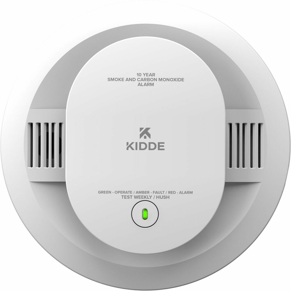 Image of Kidde Fire And Safety Smoke/CO Alarm,Battery-Operated,5"Dia x 2"D,WE