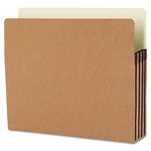 Image of Smead Redrope Drop Front File Pockets, 5.25" Expansion, Legal Size, Redrope, 50/box