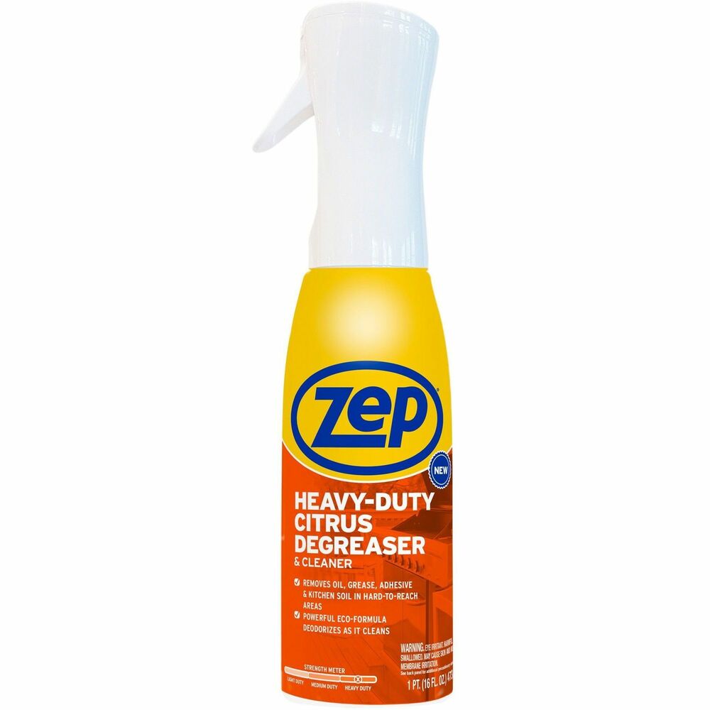 Image of Zep Commercial Degreaser,Heavy-Duty,RTU,Citrus,16oz,Orange