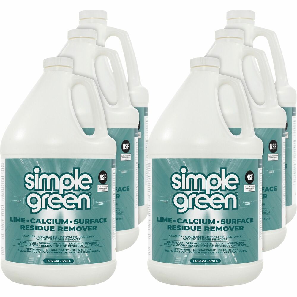 Image of Simple Green Lime Scale Remover,Deodorizer,Wintergreen Scent,1 Gal,6/CT