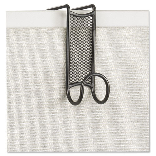 Image of Safco® Onyx Panel/Door Coat Hook, Steel, Charcoal