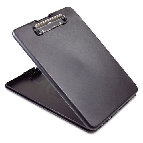 Image of Saunders SlimMate Storage Clipboard, 0.5" Clip Capacity, Holds 8.5 x 11 Sheets, Black