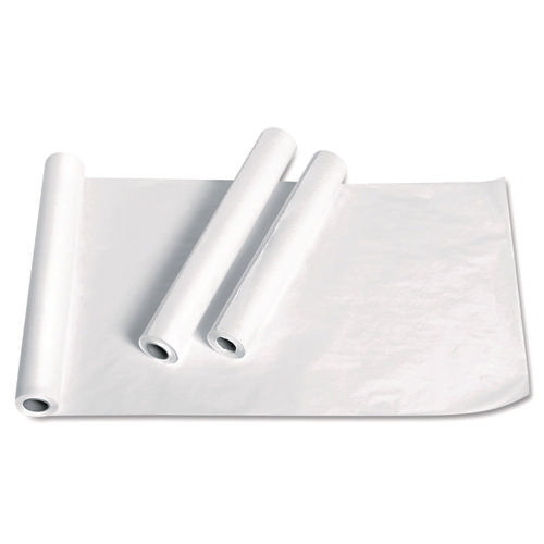 Image of Medline Exam Table Paper, Deluxe Crepe, 21" X 125 Ft, White, 12 Rolls/carton