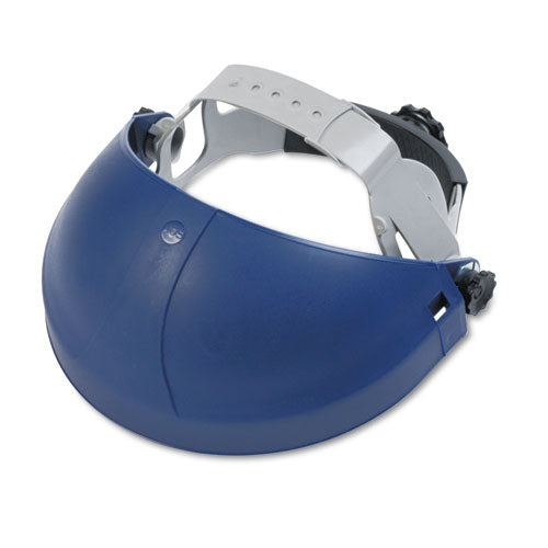 Image of 3M Tuffmaster Deluxe Headgear with Ratchet Adjustment, 8 x 14, Blue