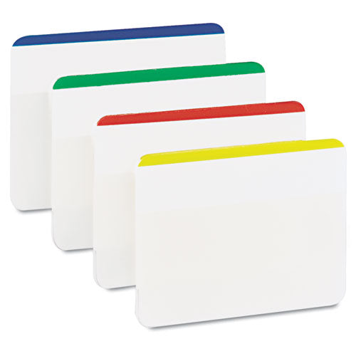 Image of Post-it® Tabs Lined Tabs, 1/5-Cut, Assorted Colors, 2" Wide, 24/Pack
