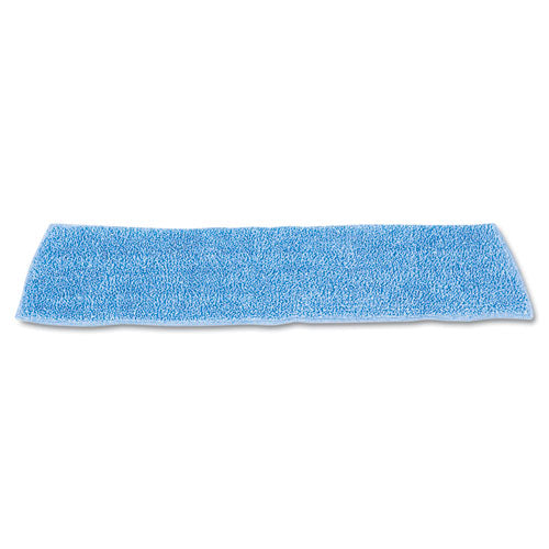 Image of Rubbermaid® Commercial Economy Wet Mopping Pad, Microfiber, 18", Blue