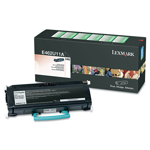 Image of Lexmark E462u11a Return Program Extra High-Yield Toner, 18,000 Page Yield, Black