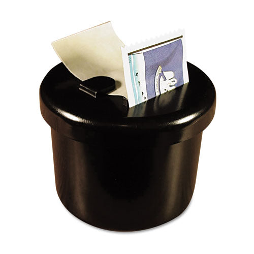 Image of LEE Ultimate Stamp Dispenser, One 100 Count Roll, Black, Plastic, 2" Diameter x 1.69"h