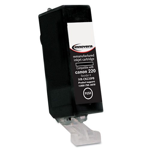 Image of Innovera® Remanufactured Black Ink, Replacement for PGI-220 (2945B001), 324 Page-Yield