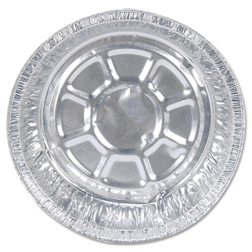 Image of HFA® Round Aluminum Container, 24 oz, 7" Diameter, Silver, 500/Carton