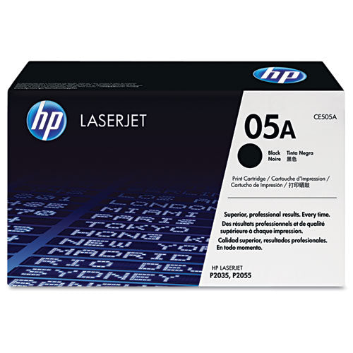 Image of HP HP 05a, (ce505a) Black Original Laserjet Toner Cartridge