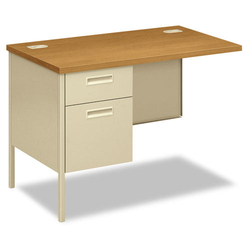 Image of HON® Metro Classic Series Workstation Return, Left, 42w x 24d x 29.5h, Harvest/Putty