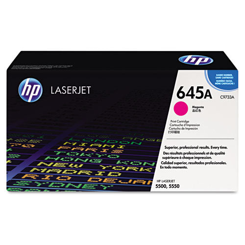 Image of HP HP 645a, (c9733a) Magenta Original Laserjet Toner Cartridge