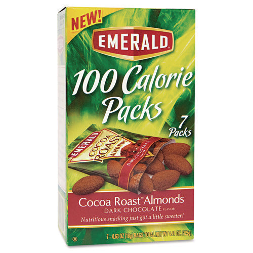 Image of Emerald® 100 Calorie Pack Cocoa Roast Almonds, 0.63 Oz Packs, 7/box
