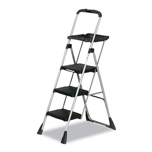 Image of Cosco® Max Work Platform, 55" Working Height, 225 lb Capacity, 3 Steps, Steel, Black