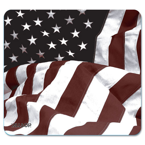 Image of Allsop® Naturesmart Mouse Pad, 8.5 x 8, American Flag Design