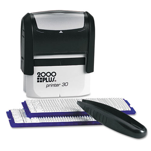 Image of COSCO 2000PLUS® Create-A-Stamp One-Color Address Kit, Custom Message, Black