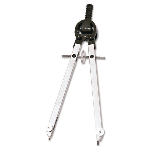 Image of Chartpak® Masterbow Compass, 10" Maximum Diameter, Steel, Chrome