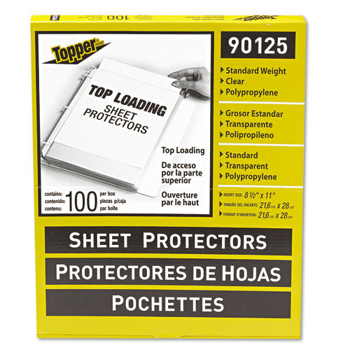 Image of C-Line® Top-Load Polypropylene Sheet Protectors, Standard, Letter, Clear, 2", 100/box