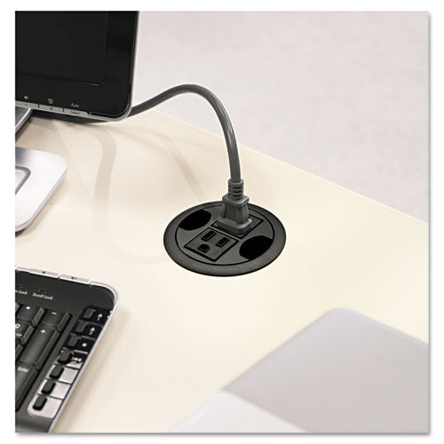 Image of HON® Ac Power Hub, 3" Diameter, Black