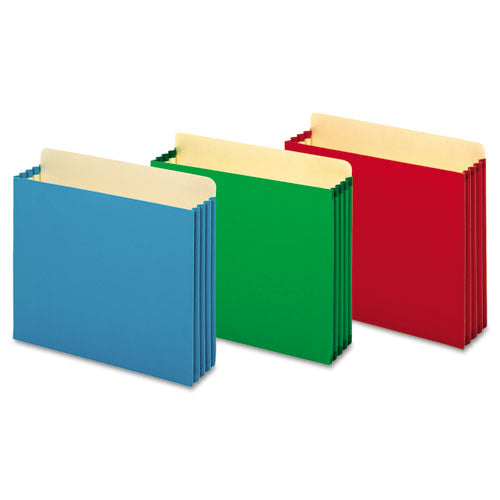 Image of Pendaflex® File Cabinet Pockets, 3.5" Expansion, Letter Size, Blue, 10/box