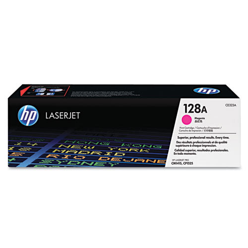 Image of HP HP 128a, (ce323a) Magenta Original Laserjet Toner Cartridge