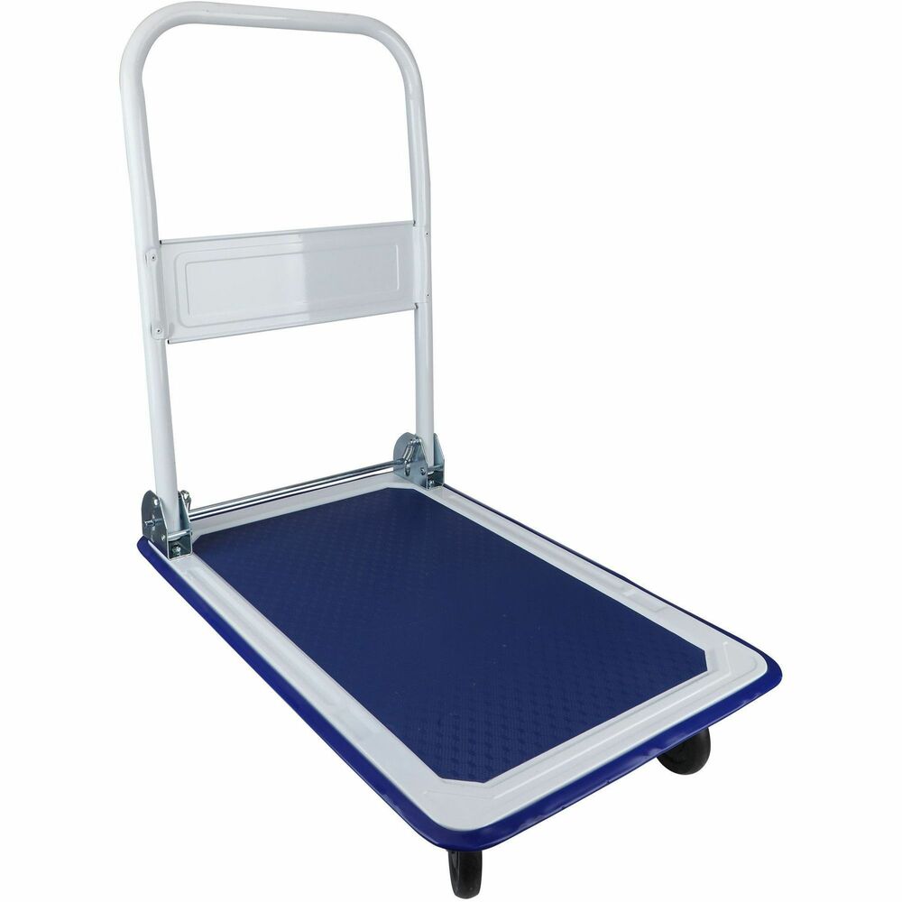 Image of Sparco Folding Platform Truck,330 lb,18-1/8"x29"x29-1/2",Blue/GY