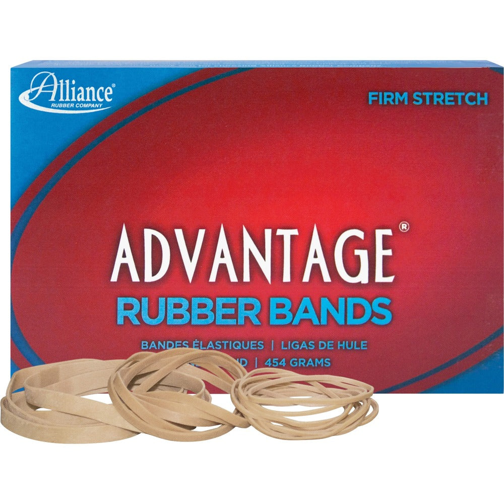 Image of Alliance Rubber Company Rubber Bands, No 54, 1lb., Assorted Sizes, Natural