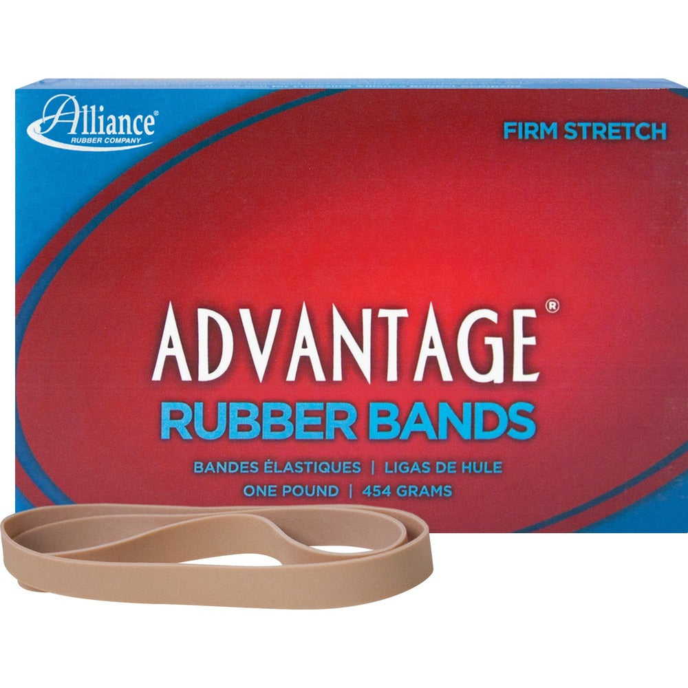 Image of Alliance Rubber Company Rubber Bands, Size 107, 1 lb., 7"x5/8", Approx. 40/BX