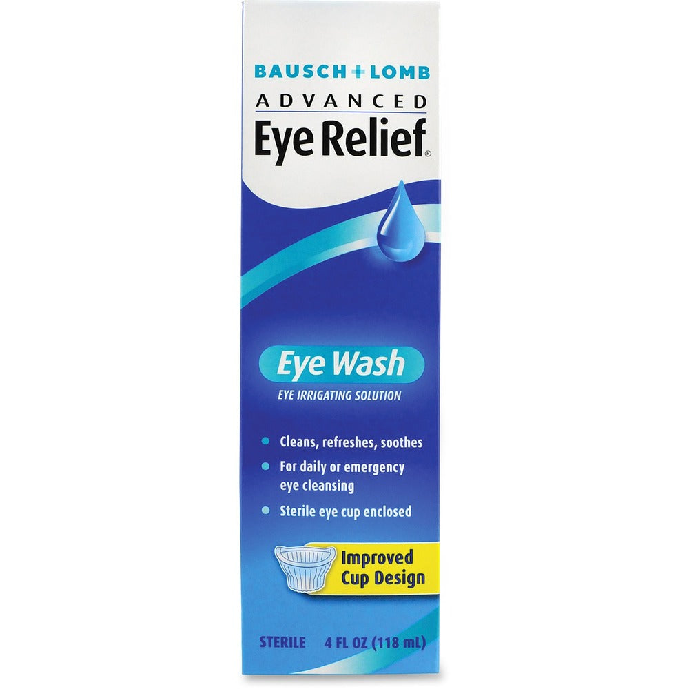 Image of Bausch + Lomb Inc Eye Wash, Sterile Irrigating Solution, 4 Fluid oz