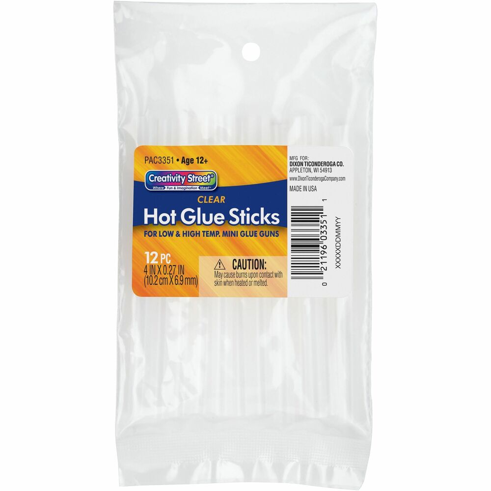 Image of Pacon Glue Sticks, Dual-Temperature, 4"x5/16", 12/PK