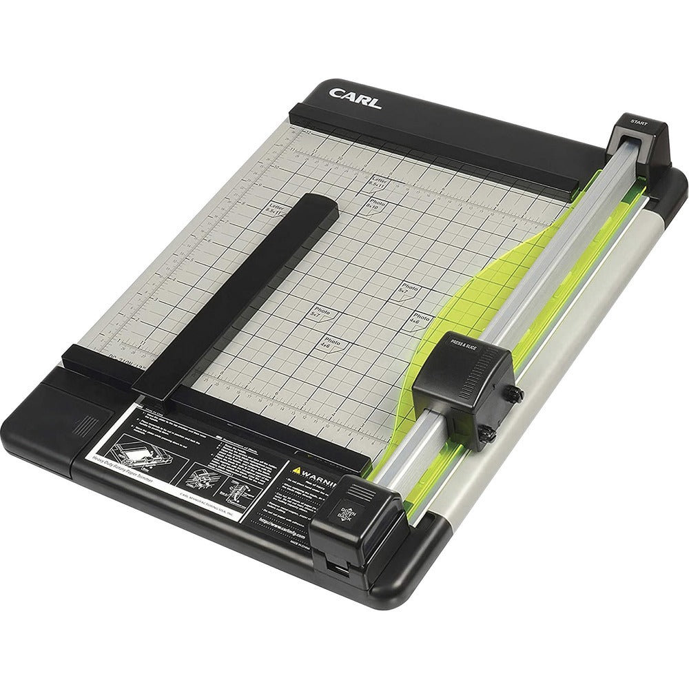 Image of Carl Mfg Heavy-Duty Trimmer, 12", 36 Sht Cap.,14"x12-1/4"x3/4",GY