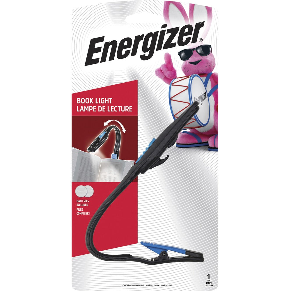 Image of Eveready Battery Co Inc Reading Light, w/ Spring Clip, LED, Flexible, Black