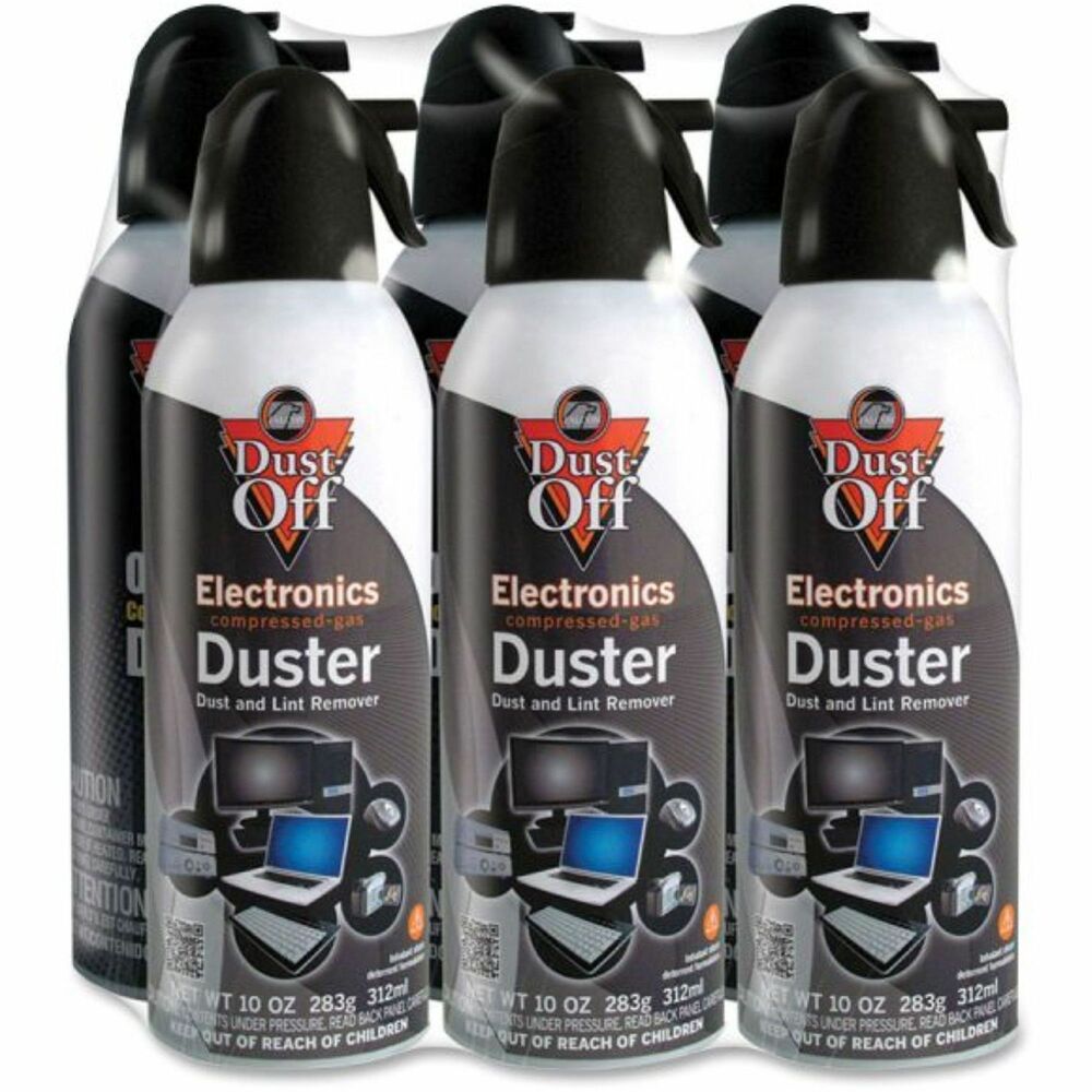 Image of Falcon Compressed Gas Duster, 10 oz, 6/PK