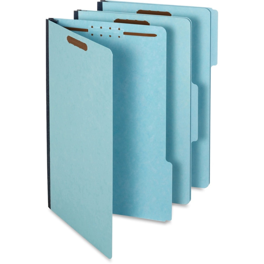 Image of Pendaflex File Folders, 1"Exp, 1/3 Cut Tab, 2 Fastenrs, Lgl, 25/BX, BE