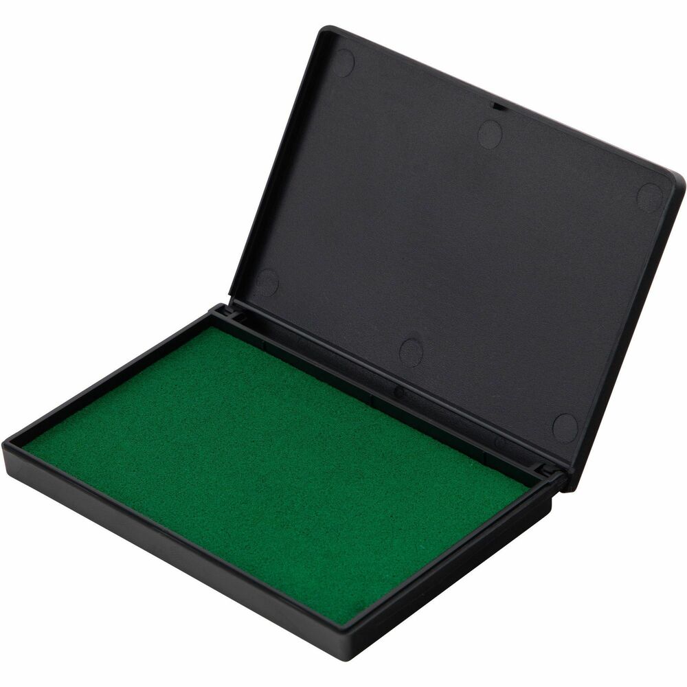 Image of Charles Leonard, Inc Foam Ink Pad, 2-3/4" x 4-1/4", Nontoxic, Reinkable, Green