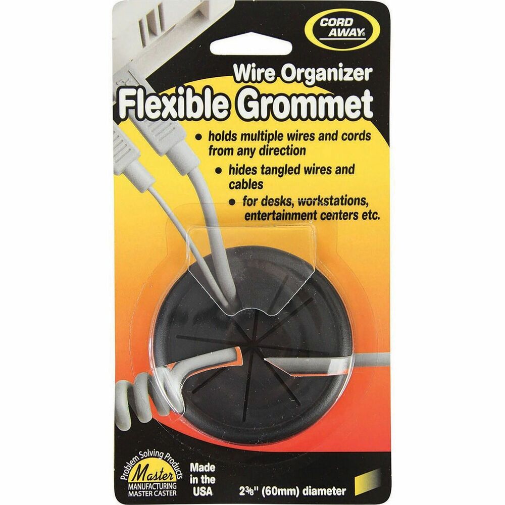 Image of Master Caster Flexible Grommet, 2-3/8" Diameter, Black