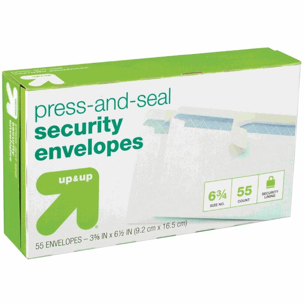 Image of Mead Security Envelopes, Self-Sealing, No 6.7, 55/BX, White