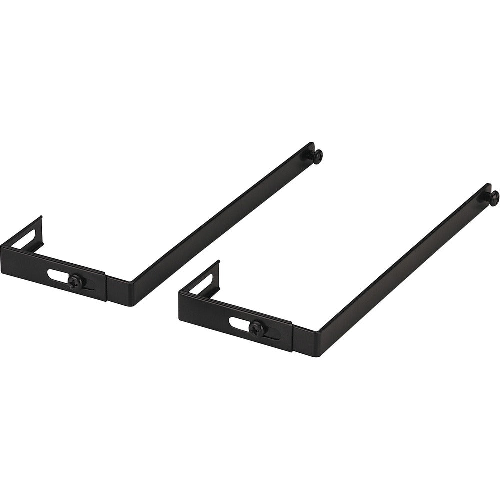 Image of Officemate Partition Hangers,Adj. 1-1/4"-3-1/2",7" Long,2/PK,Black