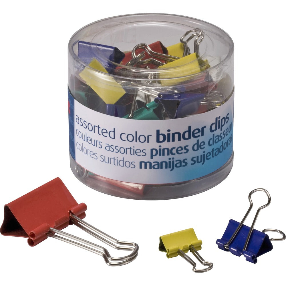 Image of Officemate Binder Clips, Mini/Small/Medium, 30/Pack, Assorted