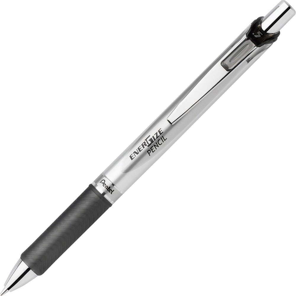 Image of Pentel Mechanical Pencil,Retrac. Tip,Latex Rubber Grip,.5mm,Black