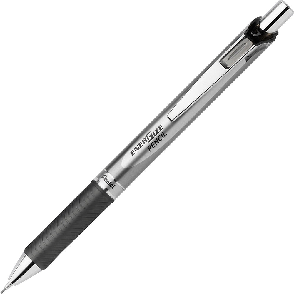 Image of Pentel Mechanical Pencil,Retrac. Tip,Latex Rubber Grip,.7mm,Black