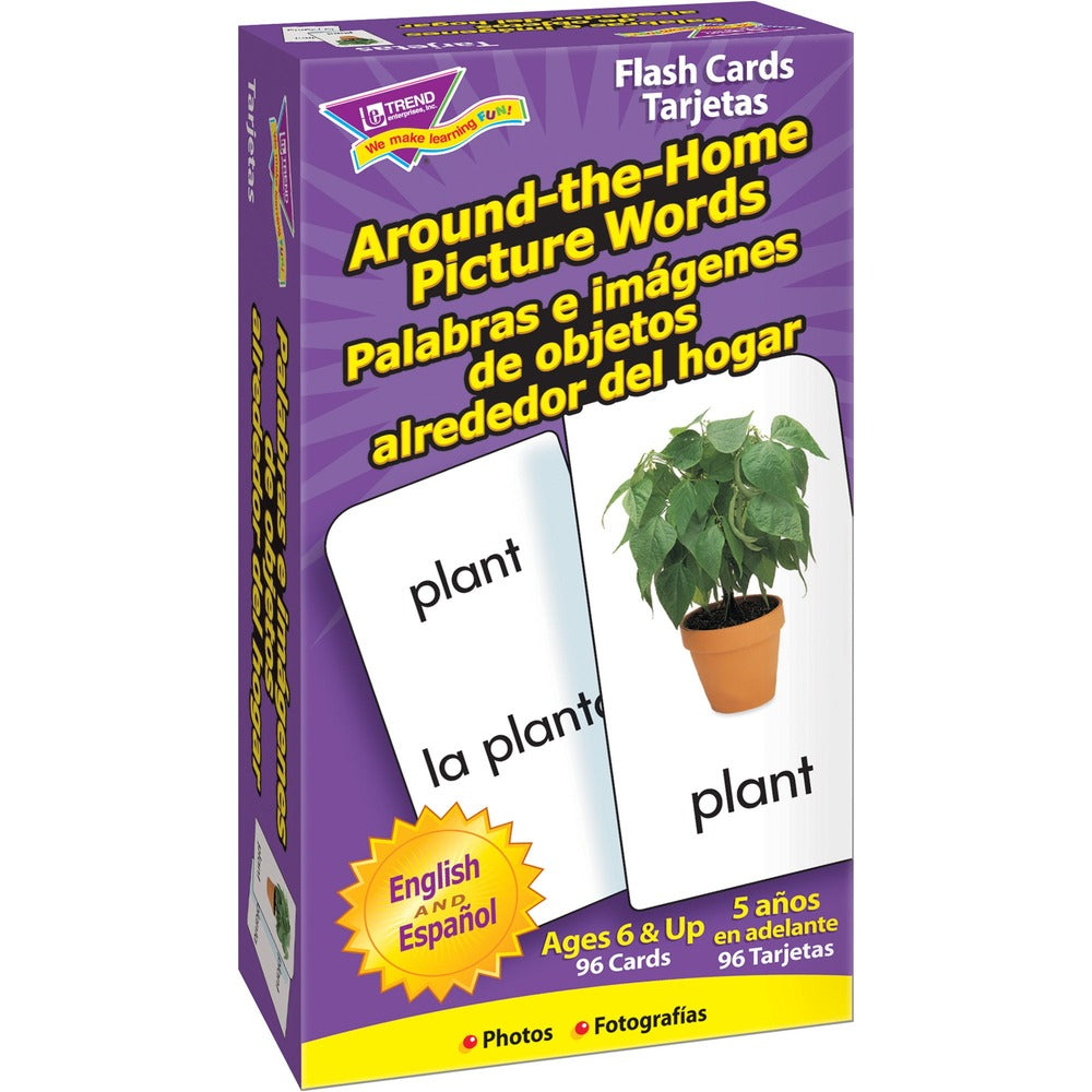 Image of Trend Enterprises Flash Cards,Spanish,Objects Around The Home