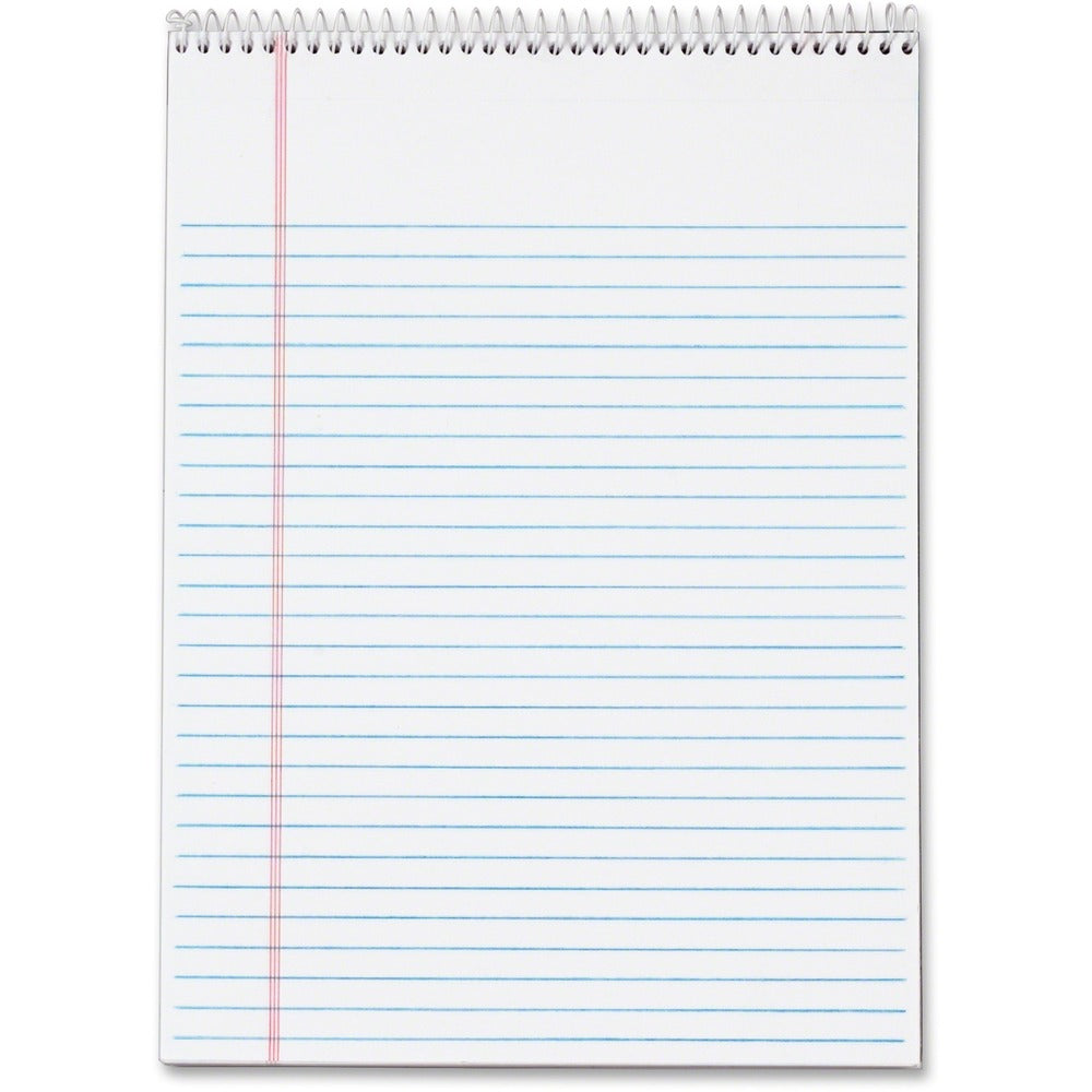 Image of Tops Wirebound Pad,Legal Ruled,70 Shts,8-1/2"x11-3/4",3PK,White