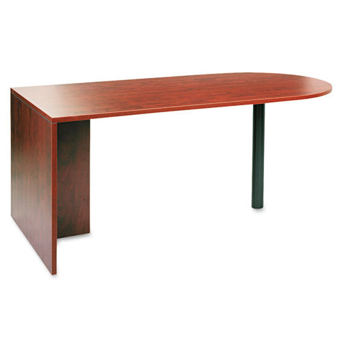 Image of Alera® Alera Valencia Series D-Top Desk, 71" X 35.5" X 29.63", Medium Cherry