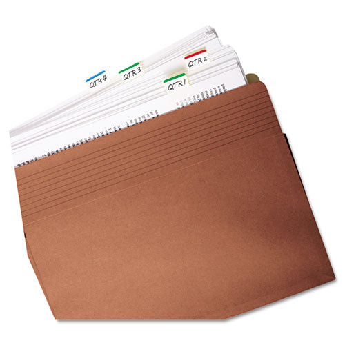 Image of Post-it® Tabs 1" Lined Tabs, 1/5-Cut, Lined, Assorted Colors, 1" Wide, 66/Pack