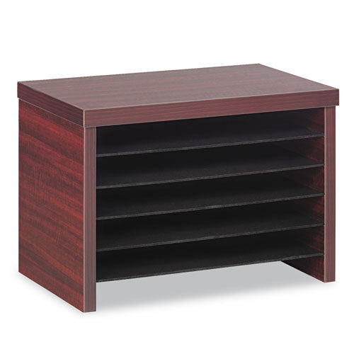 Image of Alera® Alera Valencia Series Under-Counter File Organizer, 6 Sections, 15.75" x 9.88" x 10.88", Mahogany